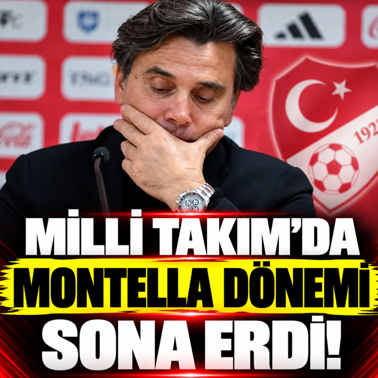 TFF duyurdu: Montella ile yollar ayrıldı