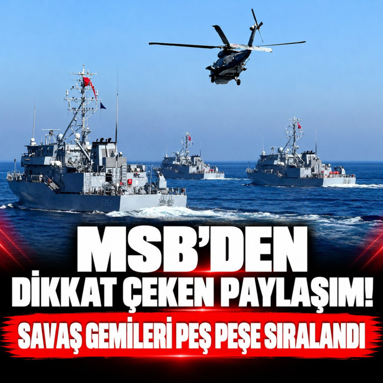 İzmir Körfezi'nde Türk donanmasından tatbikat