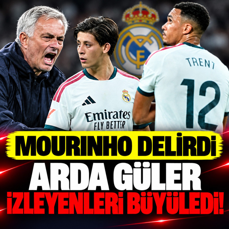 Real Madrid-Villarreal maçında Arda Güler büyüledi! Jose Mourinho resmen delirdi