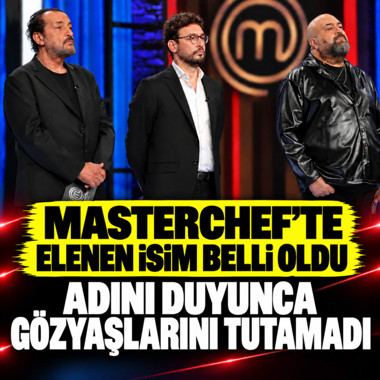 MasterChef'te elenen yarışmacı belli oldu! Adını duyunca gözyaşlarını tutamadı
