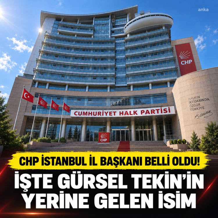 CHP İstanbul İl Başkanı belli oldu! İşte Gürsel Tekin’in yerine gelen isim