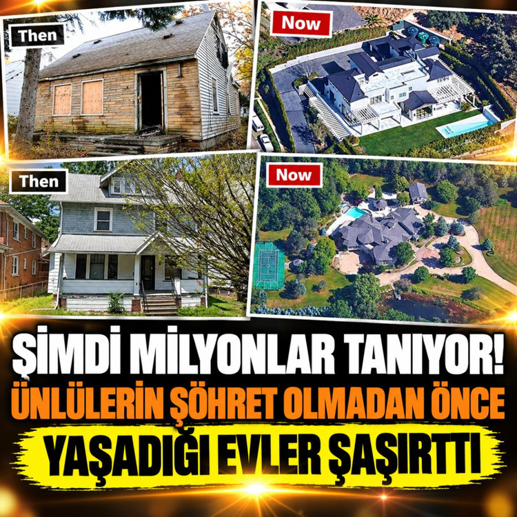Şimdi milyonlar tanıyor! Ünlülerin şöhret olmadan önce yaşadığı evler şaşırttı