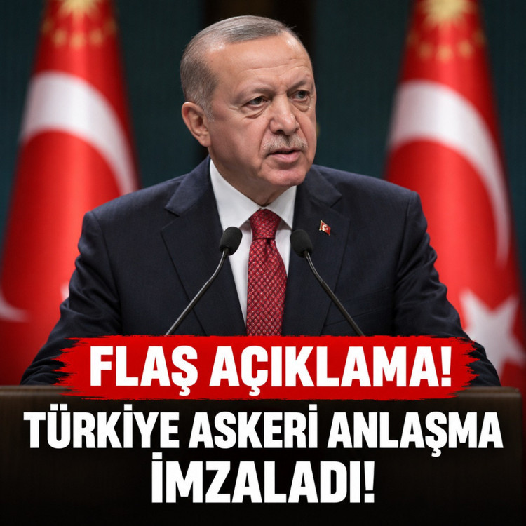 Cumhurbaşkanı Erdoğan'dan flaş açıklama! Türkiye askeri anlaşma imzaladı!