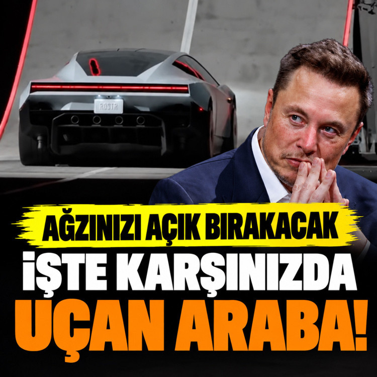 Elon Musk üretti, uçan araba Tesla Roadster tanıtıldı! Yaptıkları ağızları açık bıraktı