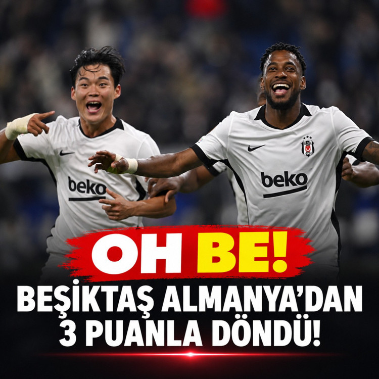 Beşiktaş Almanya'da kazandı! 3 puanı kaptı