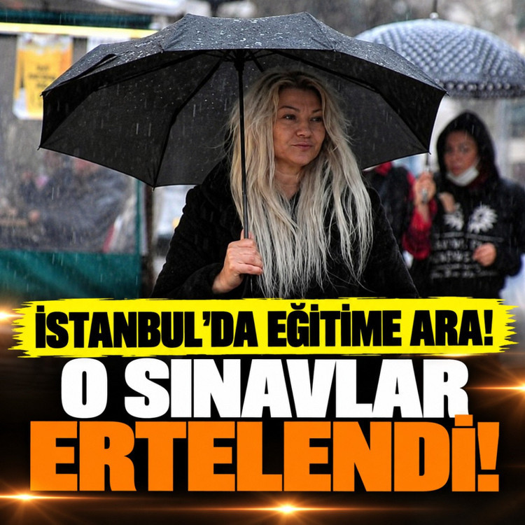 İstanbul'da eğitime ara! Yüz yüze yapılacak dersler ve sınavlar ertelendi