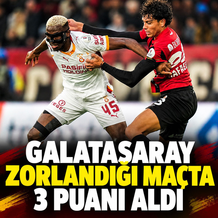 Galatasaray, Gençlerbirliği'ni tek golle geçti