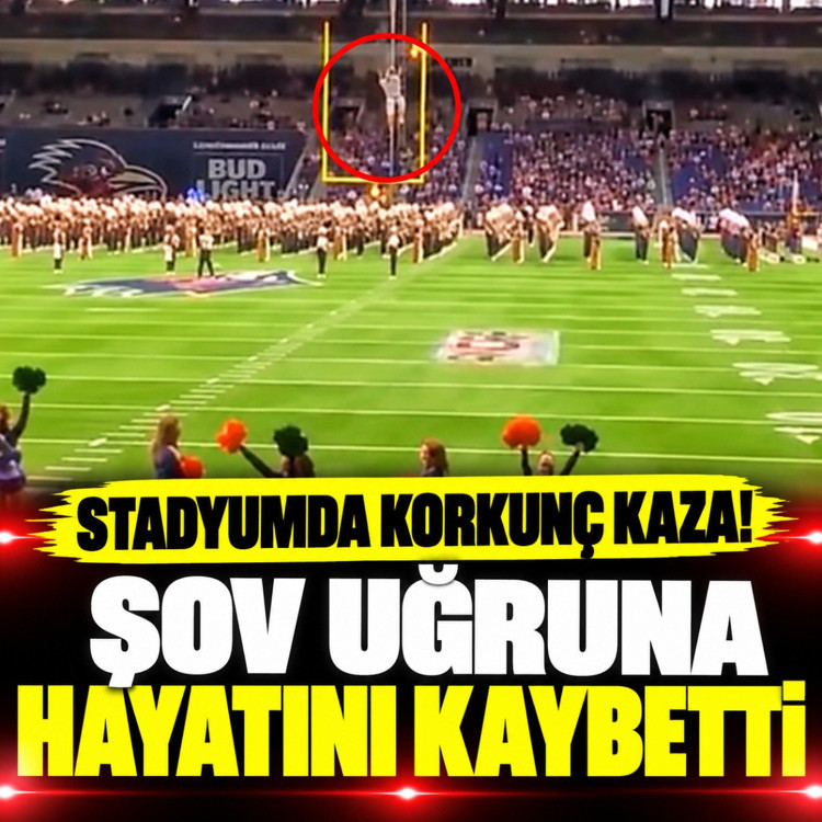 ABD'de stadyumda korkunç kaza! Şov uğruna hayatını kaybetti