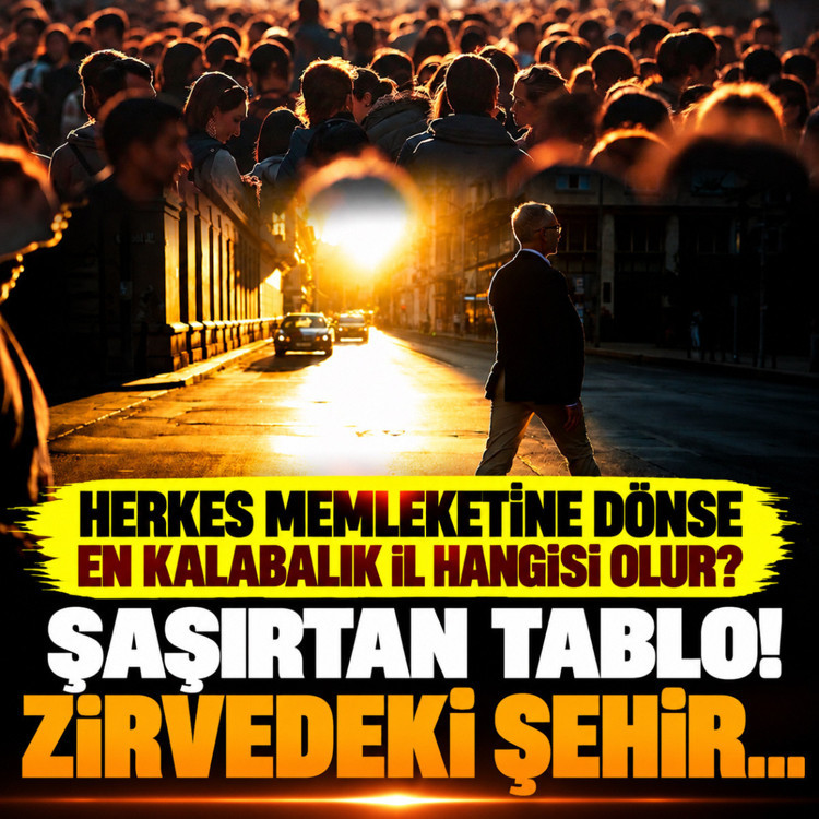 Herkes memleketine dönse en kalabalık il hangisi olur? Zirvedeki şehir şaşırttı