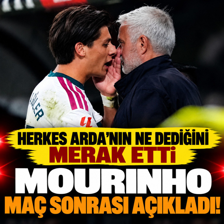 Jose Mourinho'dan Sevilla maçı sonrası Arda Güler açıklaması