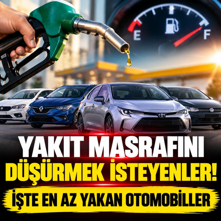 Yakıt masrafını düşürmek isteyenler buraya! İşte en az yakan otomobiller