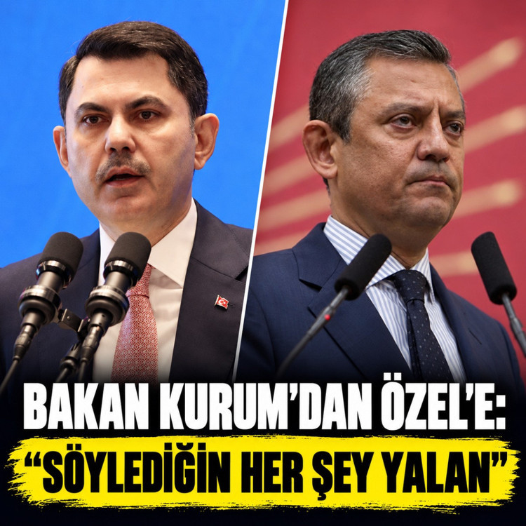 Bakan Kurum'dan Özel'e: Acılar üzerinden siyaset yapıyorsun ama söylediğin her şey yalan