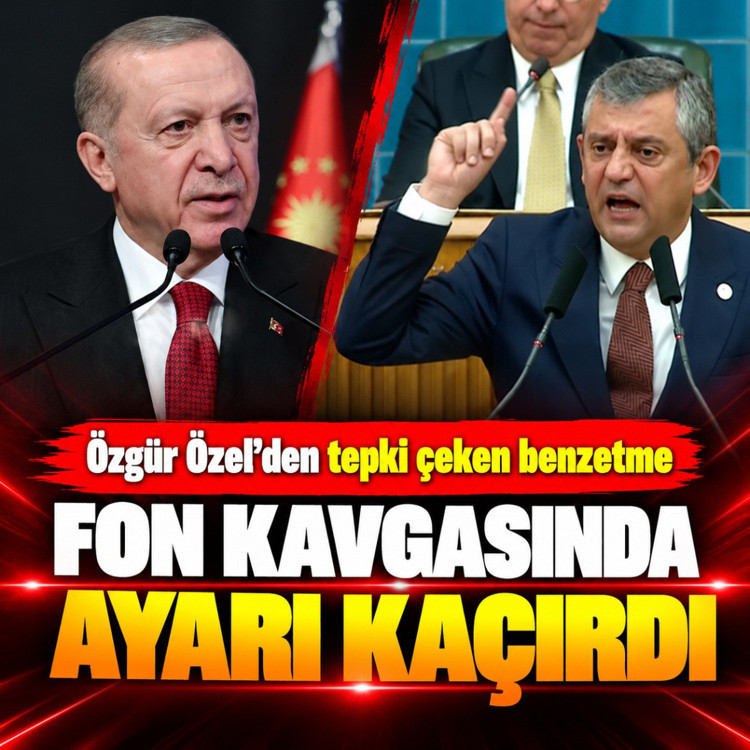 Özgür Özel'den Cumhurbaşkanı Erdoğan'a olay sözler: Dün öğlene kadar neredeydin küçük enişte