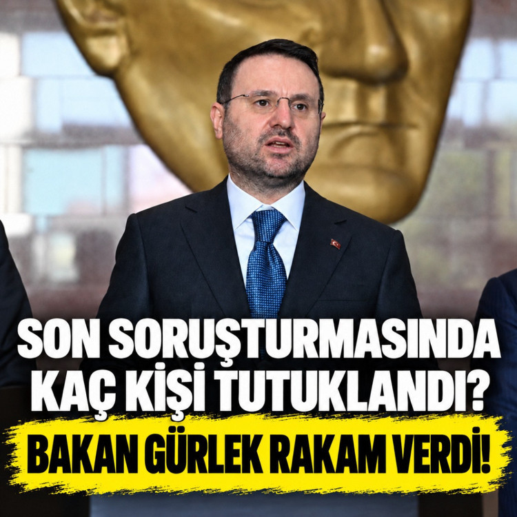 Bakan Gürlek açıkladı: Fon soruşturmasında kaç kişi tutuklandı?