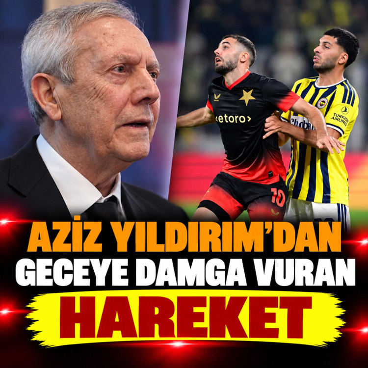 Geceye damga vuran hareket! Başkan Aziz Yıldırım maç 2-2 olunca dayanamadı