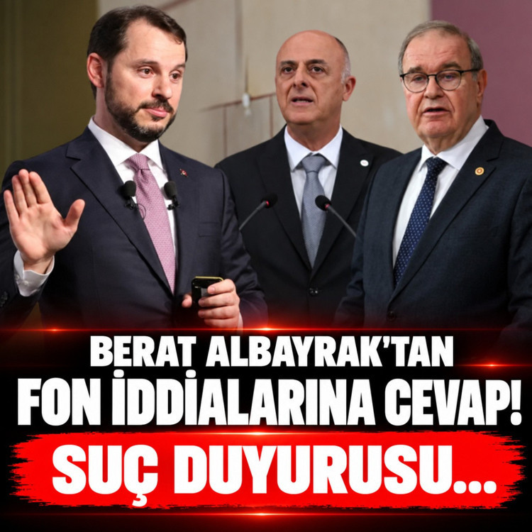 Berat Albayrak'tan fon iddialarına cevap! Faik Öztrak ile Ümit Özlale hakkında suç duyurusu