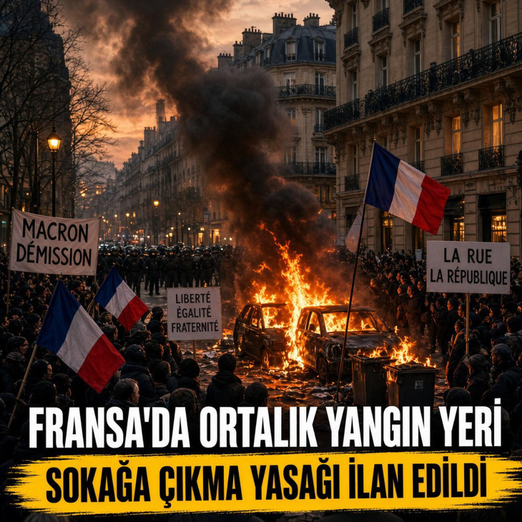 Sokaklar yanıyor! Fransa'da ordu devreye giriyor