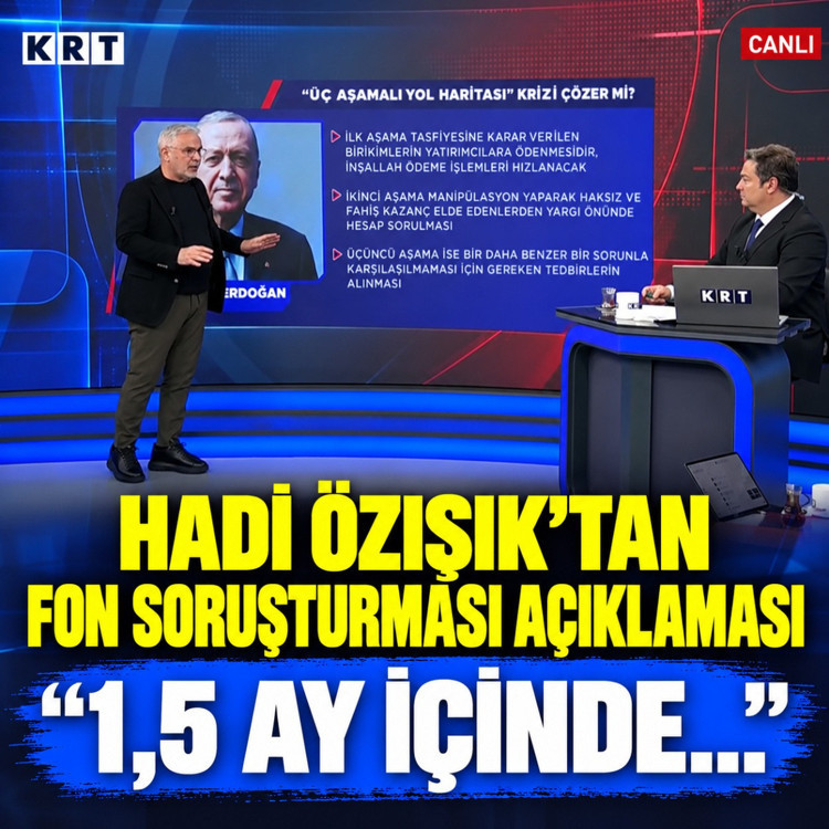 Hadi Özışık'tan fon soruşturması açıklaması: “1,5 ay içinde kelle kelle üstünde kalmayacak”