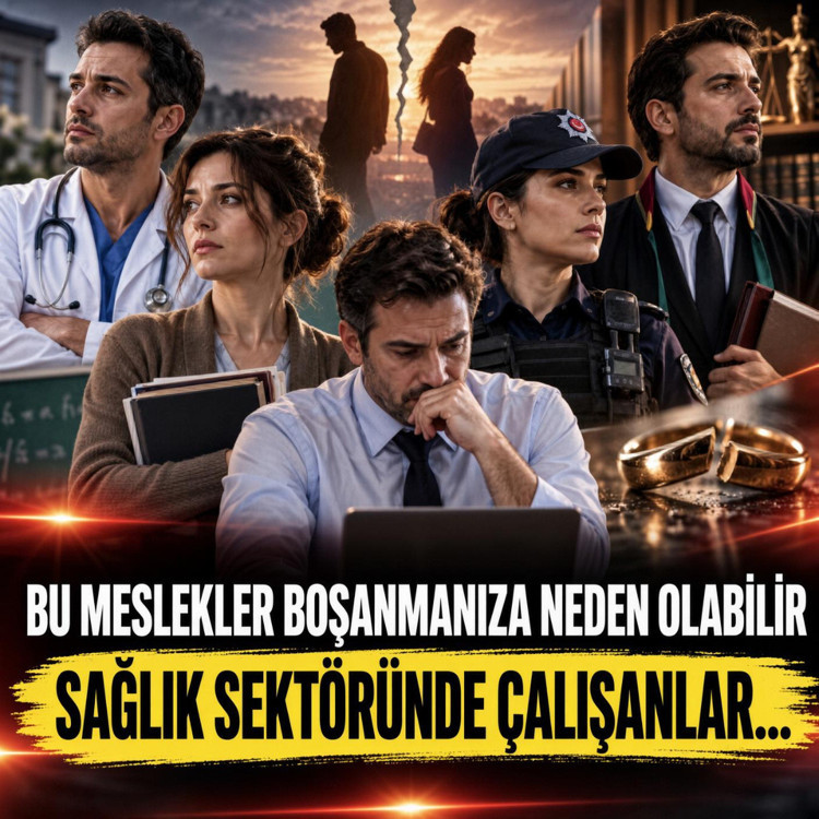 Bu meslekler boşanmanıza neden olabilir! Sağlık sektöründe çalışanlar...