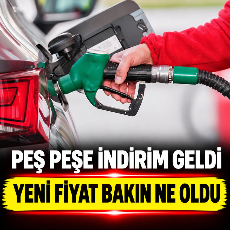 Peş peşe indirimler sonrası akaryakıt ucuzladı! Motorin ve benzinde litre fiyatı kaç lira oldu?