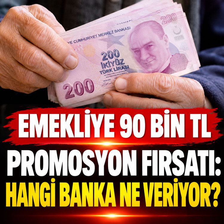 Emekliye 90 bin TL promosyon fırsatı: Hangi banka ne veriyor?