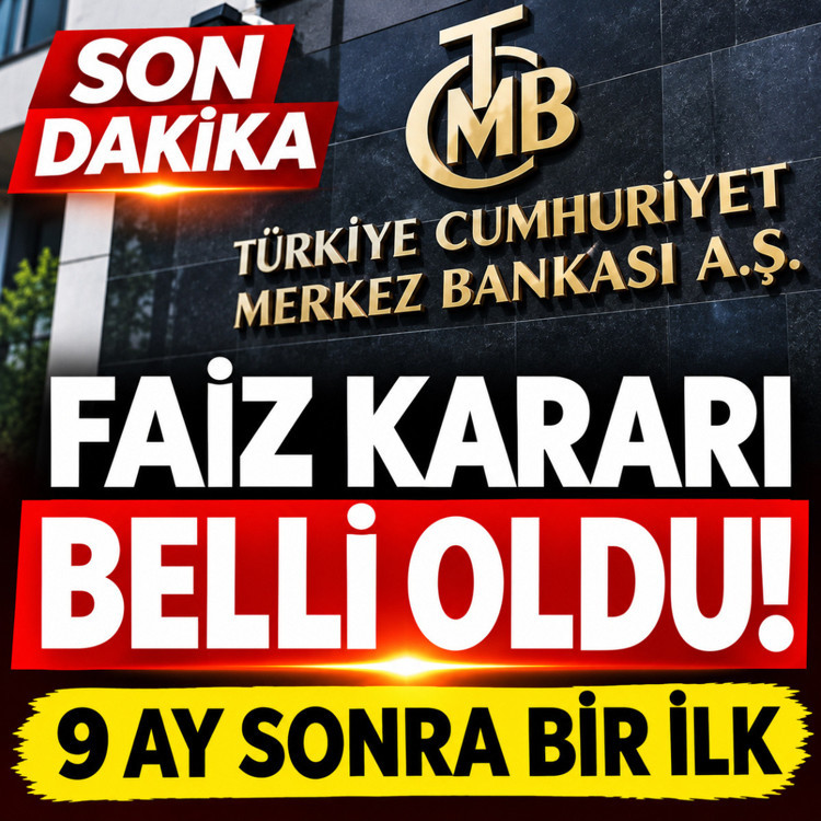 Merkez Bankası faiz kararını açıkladı: 100 baz puanlık indirim geldi