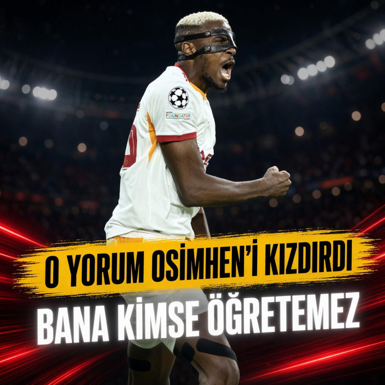 Osimhen'i Lille maçı sonrası çıldırtan soru: Bana kimse öğretemez