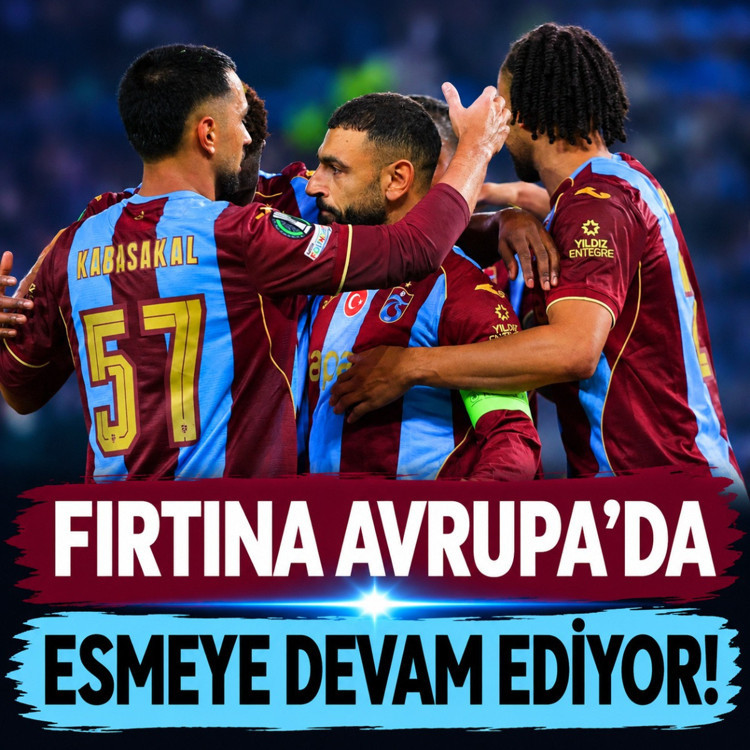 Trabzonspor Avrupa'da 2'de 2 yaptı!