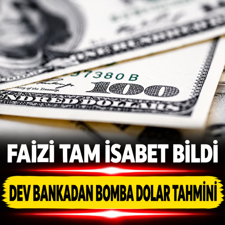 TCMB'nin faiz kararını bildi! Dev bankanın dolar tahmini olay oldu