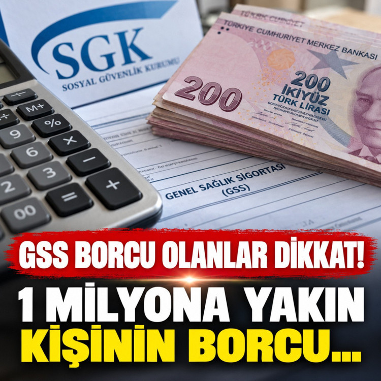 1 milyona yakın kişinin GSS borcu silinecek