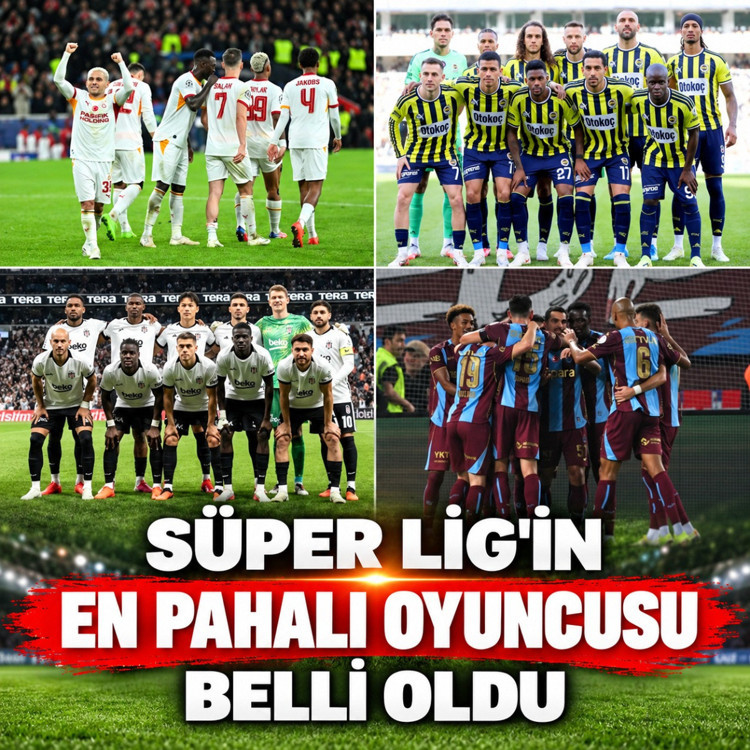 Süper Lig'in en pahalı oyuncusu belli oldu
