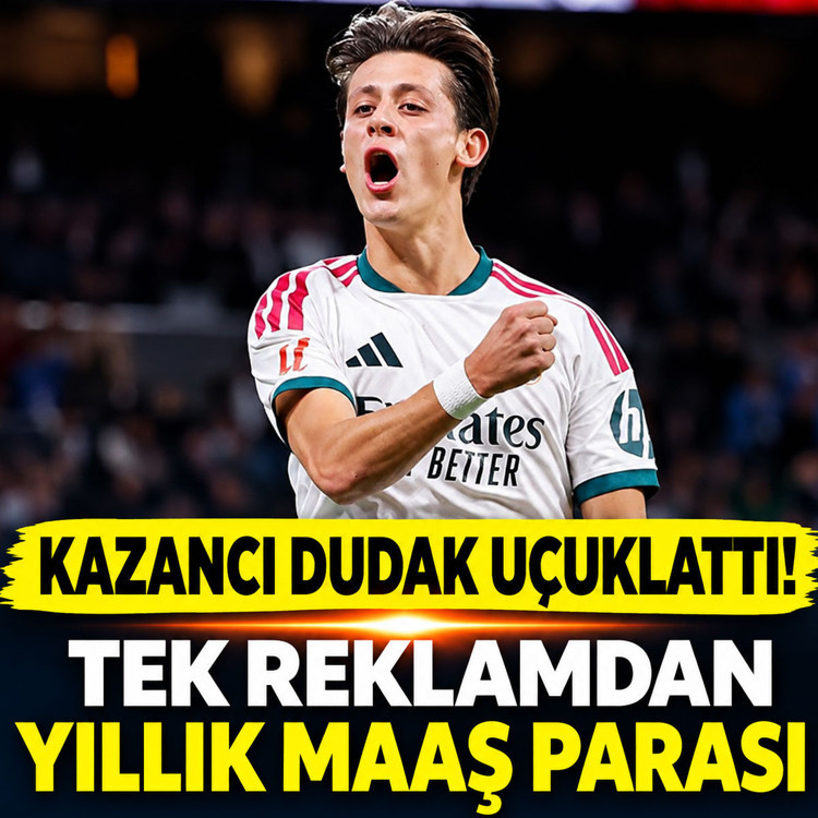 Arda Güler, reklamdan neredeyse Real Madrid'deki maaşı kadar kazandı