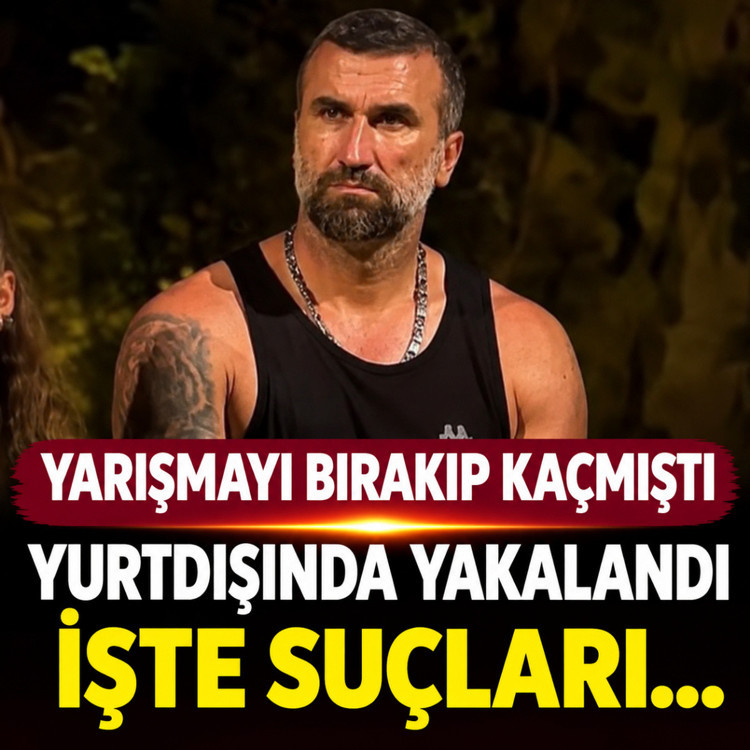 Yarışmayı bırakıp yurtdışına kaçmıştı! Hikmet Tuğsuz kıskıvrak yakalandı işte suçları...