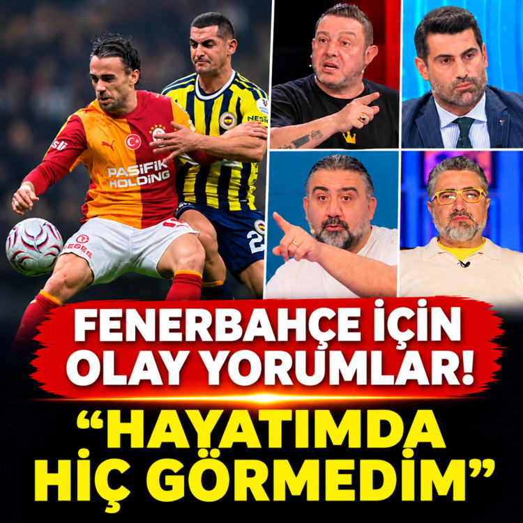 Galatasaray'a kaybeden Fenerbahçe için olay yorumlar! "Hayatımda hiç görmedim"