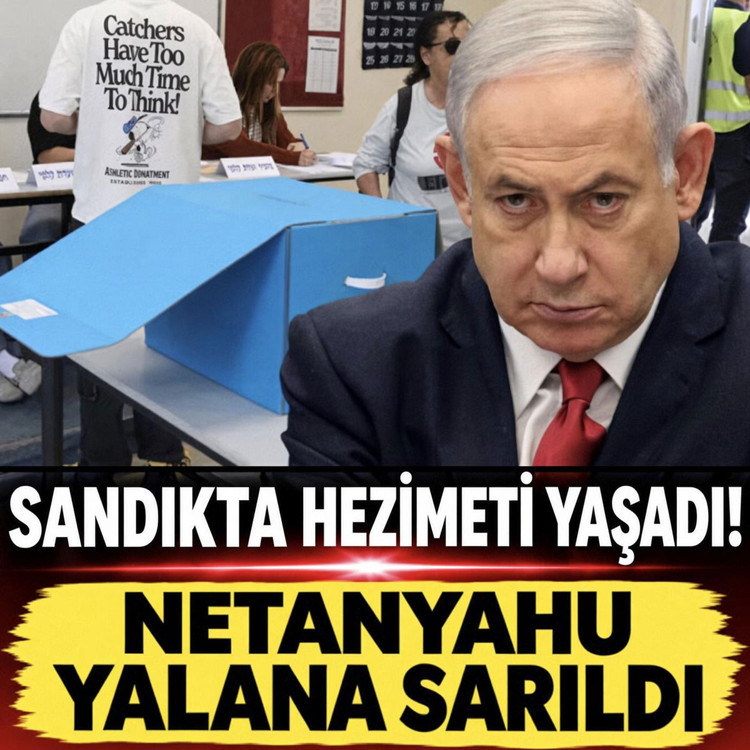 Sandıktaki hezimetten sonra Netanyahu'nun partisi yalana sarıldı