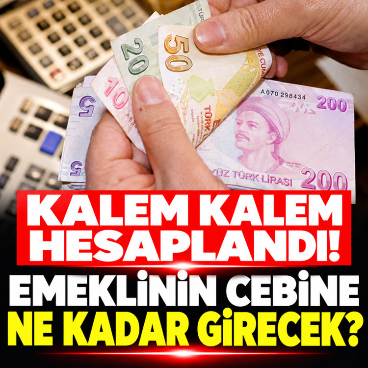 Emekliyi güldürecek yeni zam hesabı! Kalem kalem hesaplandı, kim ne kadar alacak?
