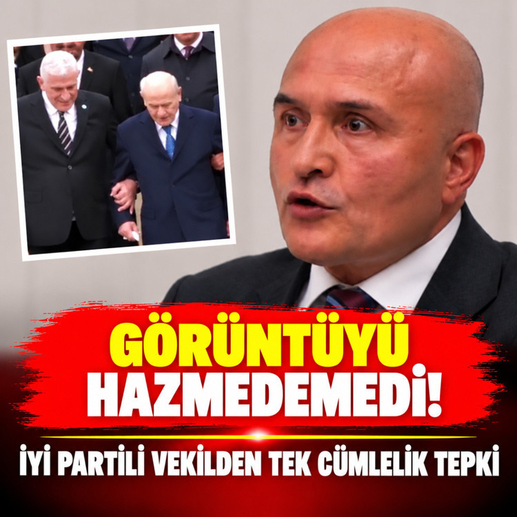 Dervişoğlu Bahçeli'nin koluna girmişti! İYİ Partili Erhan Usta'dan tek cümlelik tepki