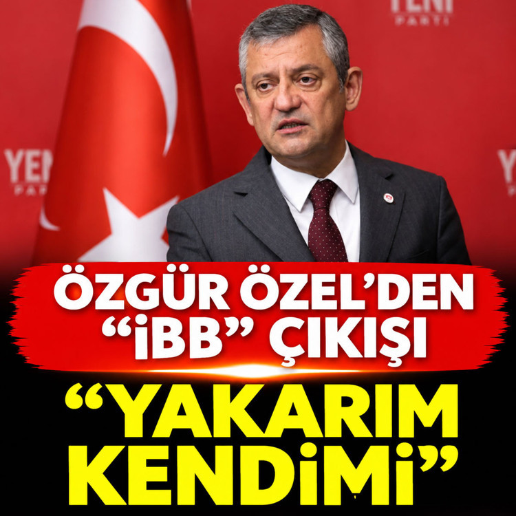 Özgür Özel'den çok konuşulacak "İBB" çıkışı: Yakarım kendimi