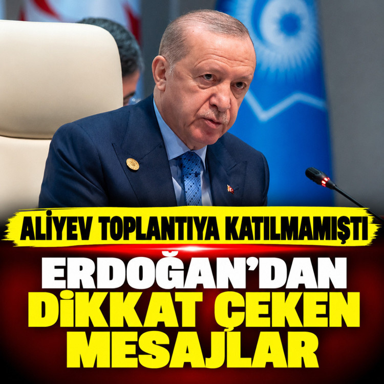 Türk Devletleri Teşkilatı Zirvesi başladı! Cumhurbaşkanı Erdoğan'dan Türk dünyasına birlik mesajı
