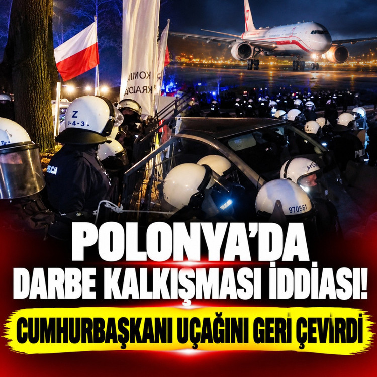 Polonya'da darbe kalkışması iddiası! Cumhurbaşkanı uçağını geri çevirdi