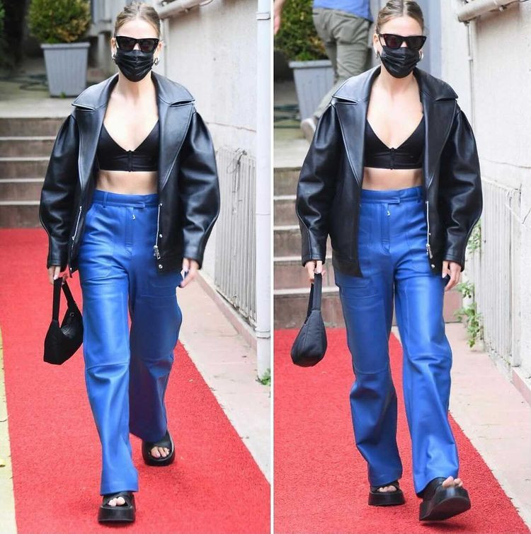 Serenay Sarıkaya'nın sokak stiline İnstagram isyanı: Çıkar artık şu ceketi, koktu! - Resim: 1