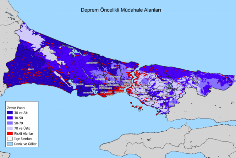 İstanbul depremi için kırmızı alarm veren 15 ilçe! Zemini sıvı tehlike büyük AFAD sıraladı - Resim: 1
