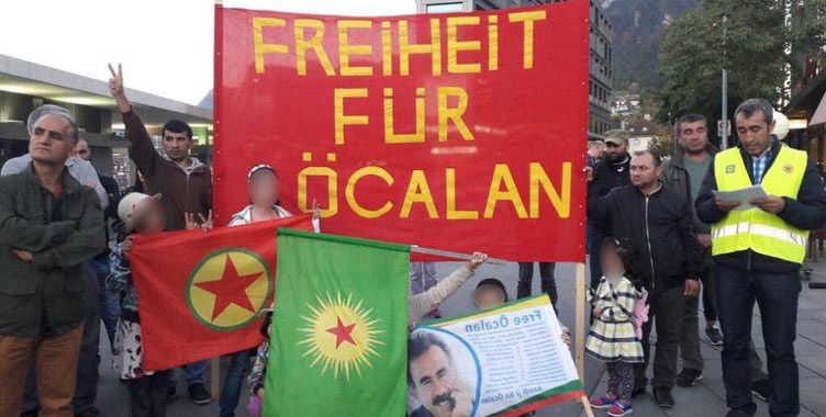 Rezalet görüntüler! PKK sokağa dökülüyor Avrupa izliyor - Resim: 4