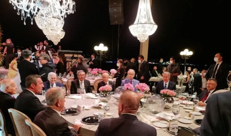 Aydın Doğan, Binali Yıldırım ve Devlet Bahçeli düğünde buluştu! - Resim: 3