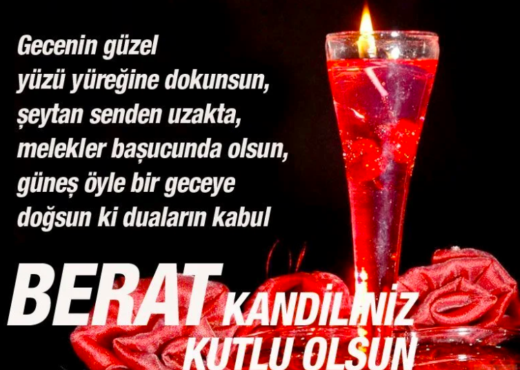 Berat Kandili mesajları 2022 kısa öz resimli dualı Berat kandili hadisli sözleri - Resim: 4