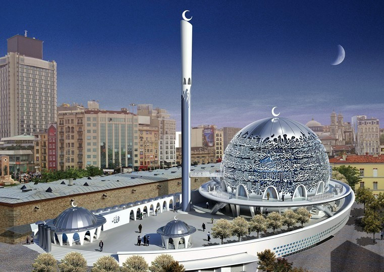 Taksim Camisi hızla yükseliyor! İşte son hali... - Resim: 2