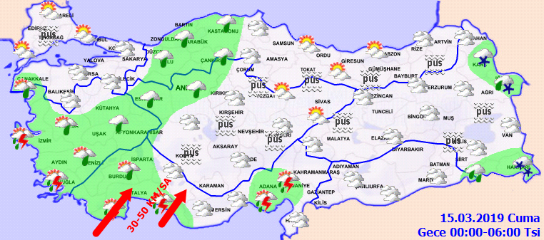 Meteorolojiden yurt genelinde yağış uyarısı (15 Mart Cuma) - Resim: 2