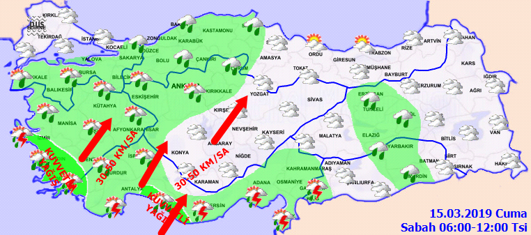Meteorolojiden yurt genelinde yağış uyarısı (15 Mart Cuma) - Resim: 3