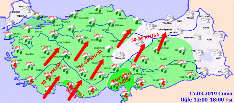 Meteorolojiden yurt genelinde yağış uyarısı (15 Mart Cuma) - Resim: 4