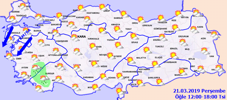 21 Mart perşembe günü için Meteorolojiden donduran uyarı - Resim: 4